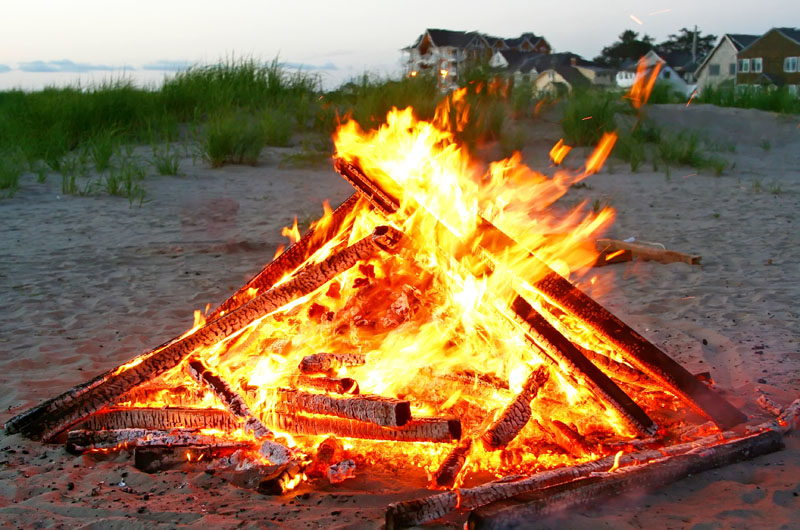 Bonfire on the Beach